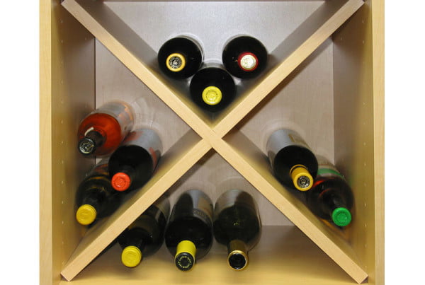 cross hatch wine holder