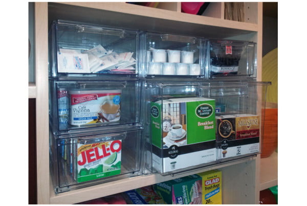 lucite pantry boxes