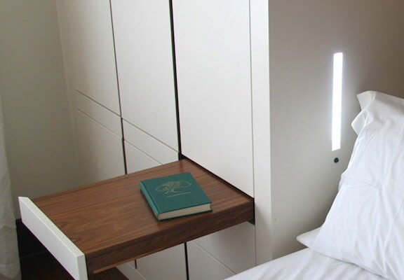 wall bed pullout table