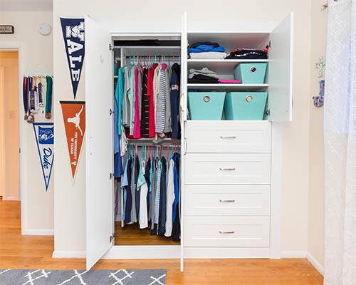 NewSpace Custom Closets St Louis reach in closets